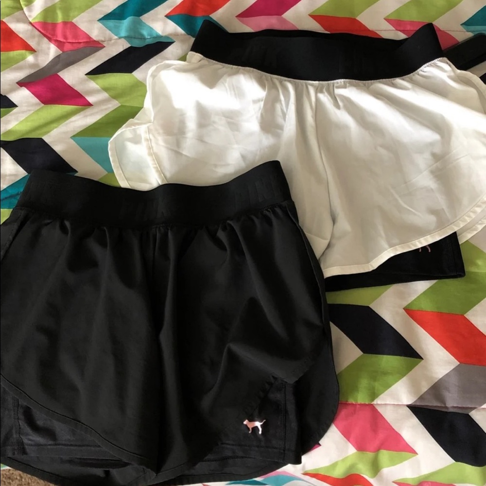 Pink Mesh Shortie white& black. Like new. Both $30